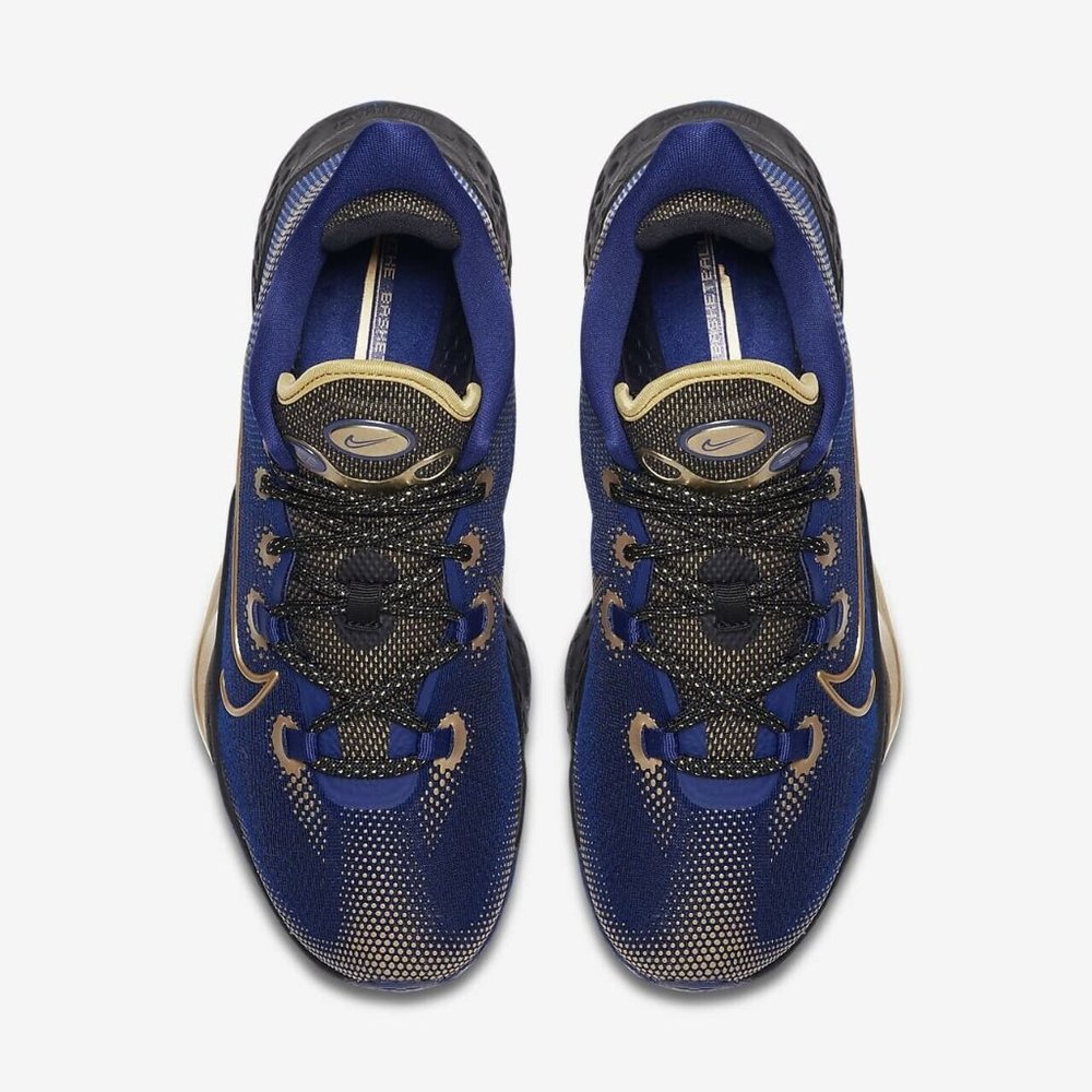 Size11- Nike Air Zoom BB NXT Blue Metallic Gold - Picture 3 of 12
